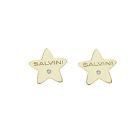 Orecchini Salvini Donna I SEGNI 9KT in Oro giallo Diamante 0.02 Ct 20087344 - 20087344